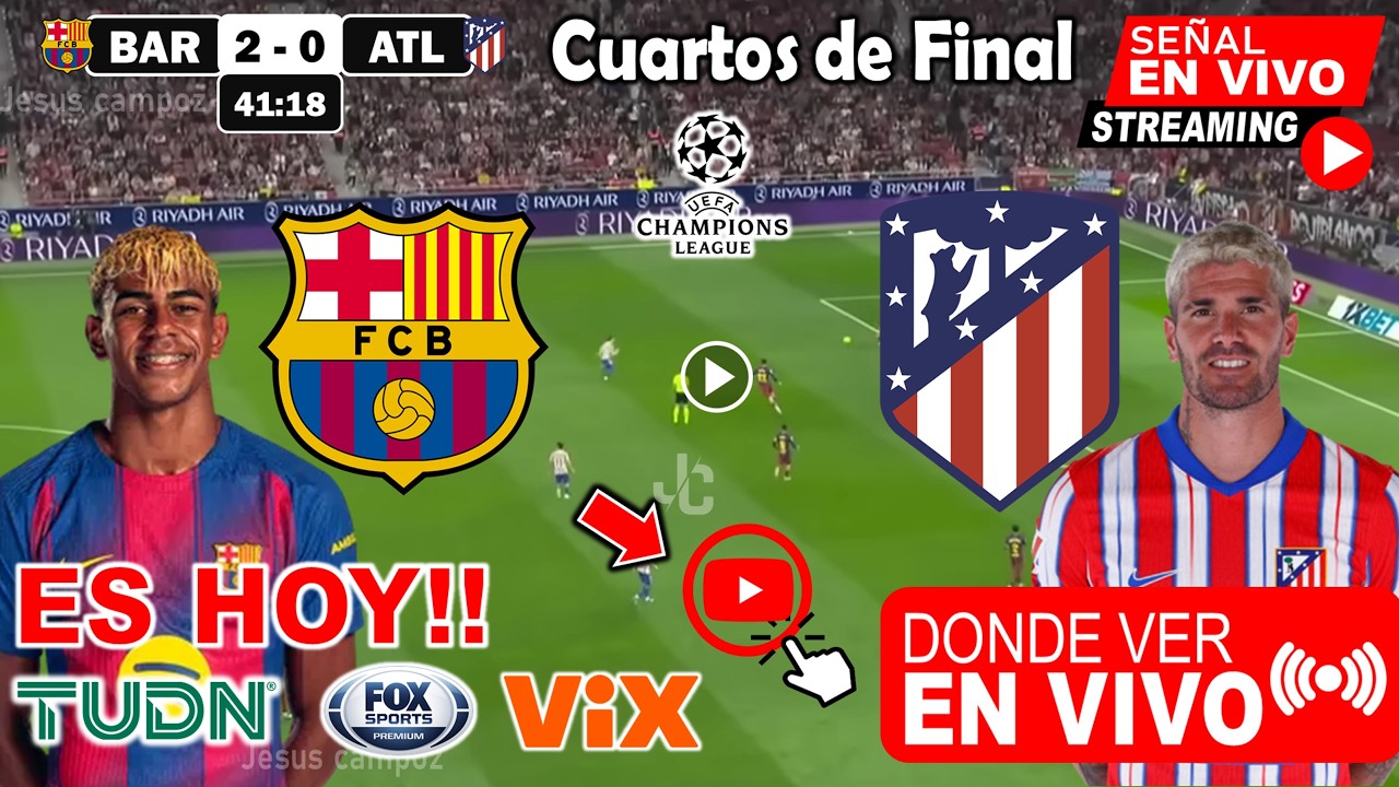 Barcelona vs. Atletico Madrid Live, Where to Watch, What Time Does the UEFA Quarter-Finals Play? ...
