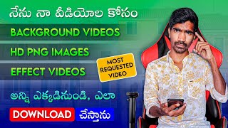 How to download Background videos and images and p