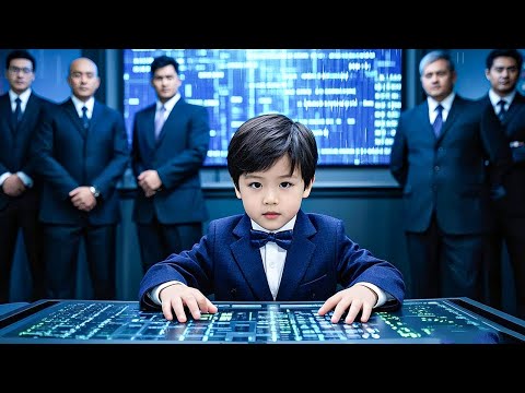 5-year-old boy is a genius hacker who bankrupted his scum daddy's company in one second!#drama