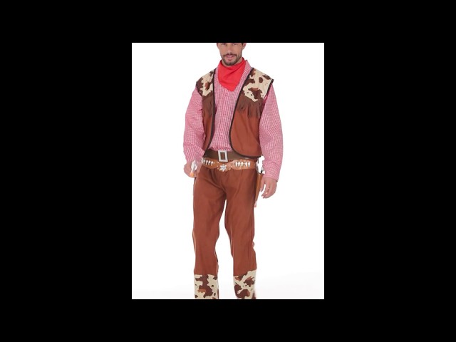 Vídeo relacionado con Carnavalife Disfraz Woody Cowboy para hombre sin sombrero, ideal para Carnaval, Halloween y fiesta Cosplay (M, Hombre sin sombrero)