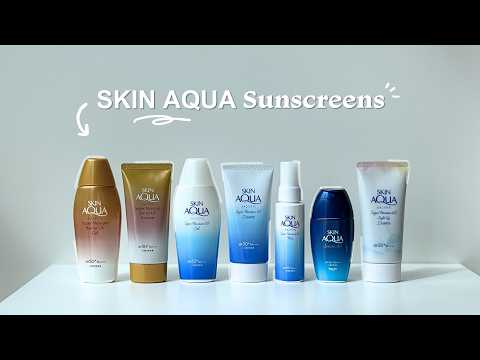 guide to Japanese SKIN AQUA Sunscreens!