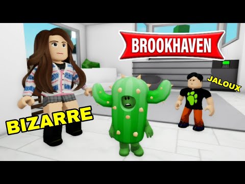 CACTUS SE FAIT ADOPTER PAR UNE FAMILLE BIZARRE ! BROOKHAVEN RP - ROBLOX