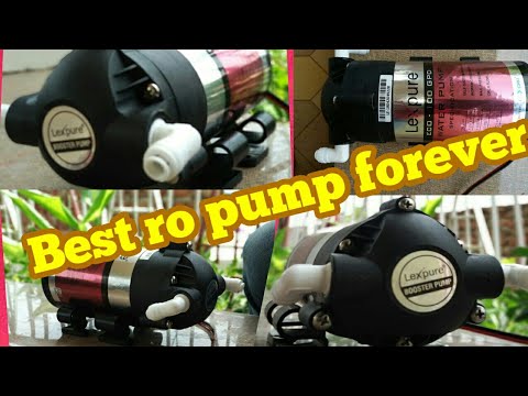 Lexpure Eco-100 gpd pump Video