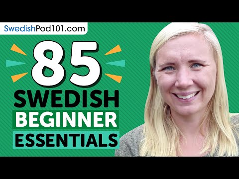 Learn Swedish: 85 Beginner Swedish Videos You Must Watch