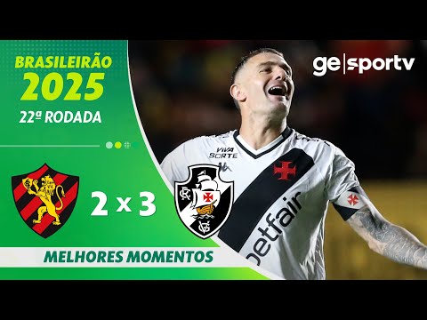Gols e lances de Sport x Vasco da Gama