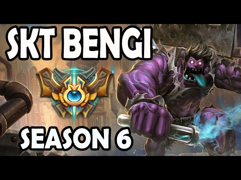 SKT T1 Bengi Dr Mundo vs Elise Jungle Ranked Challenger Korea