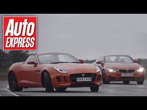 BMW M4 vs Jaguar F-Type Drift Off