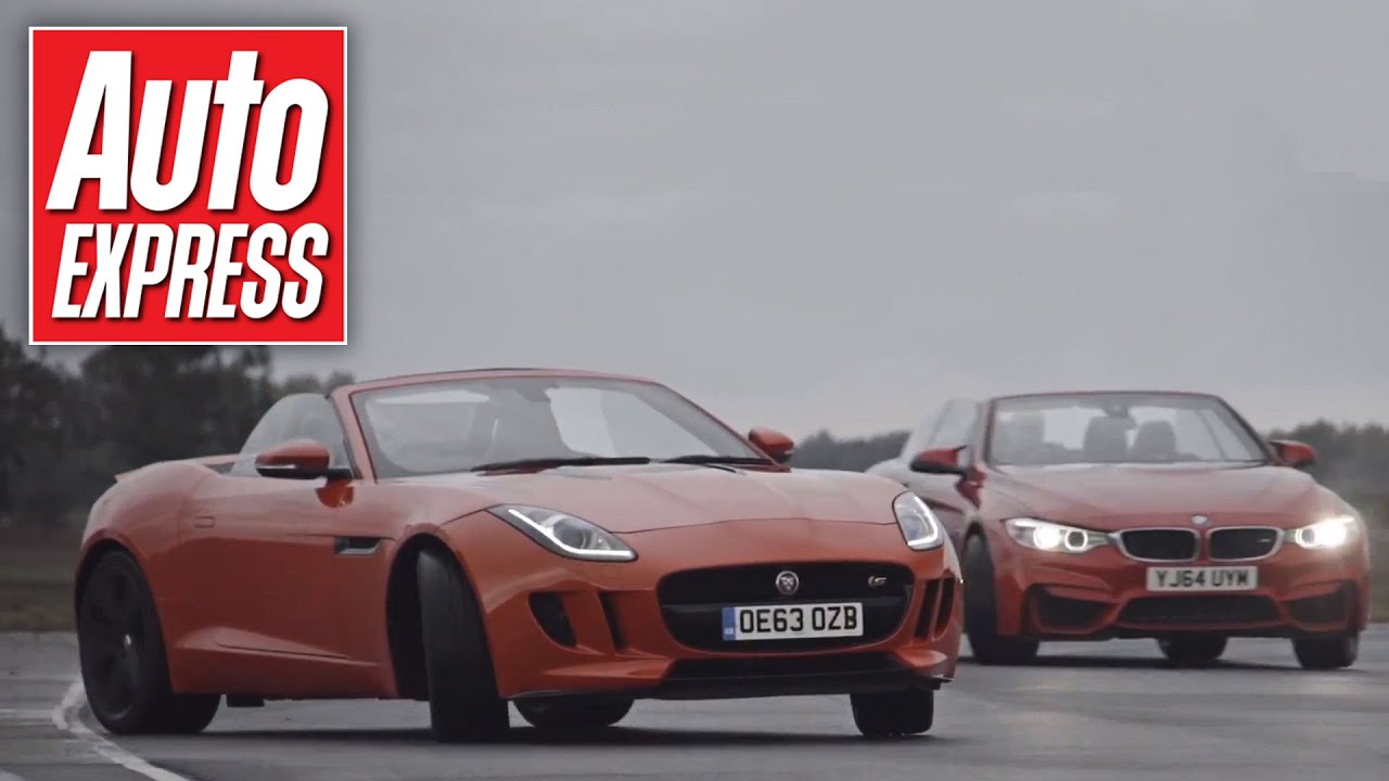 BMW M4 vs Jaguar F-Type Drift Off