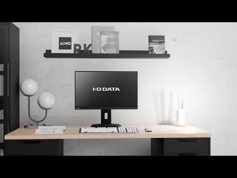 USB-C接続 PCモニター フリースタイルスタンド(5年保証) ブラック LCD