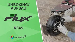 E-Scooter / Elektroroller – eFlux RS45 – Aufbau 🛠️ | Miweba [Deutsch]