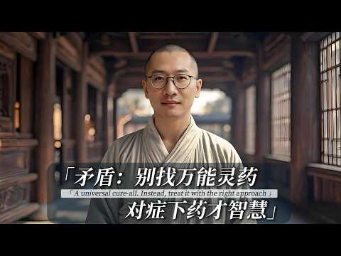 矛盾，没有万能，只有对症。#东方智慧 #人生智慧 #情感 #心灵感悟 #正能量 #禅意生活 #易经 #国学