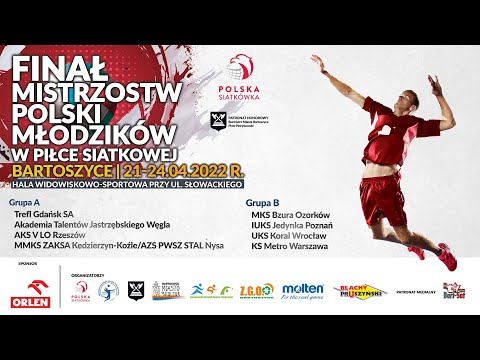Finał Mistrzostw Polski Młodzików w Piłce Siatkowej Bartoszyce'2022