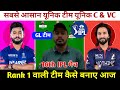 RR Vs RCB Today Match Prediction Rajasthan Royals Vs Royal Challengers Bengaluru Dream11 Team