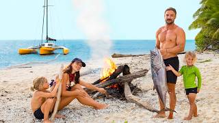 Alone on a Deserted Atoll (1 Hour of Raw Life)