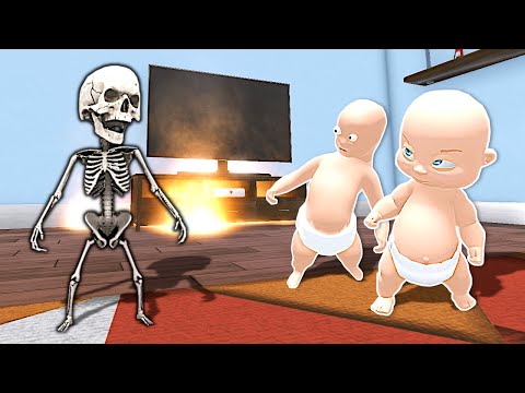 Baby Turns into a SKELETON & Destroys the House! - Who's Your Daddy 2 Multiplayer