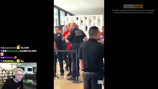 Member of the Egypt National Team Staff gets pushed around by Dallas police...