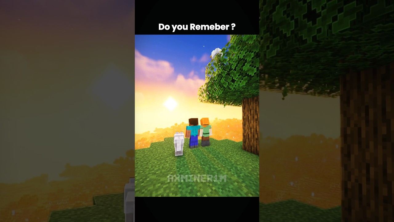 Minecraft Nostalgia: Do You Remember the Old Days? 😢