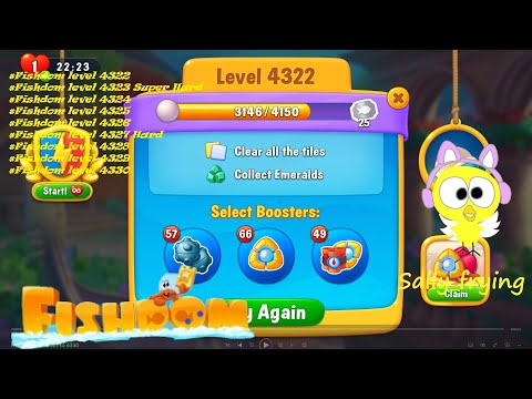 Fishdom level 4321 to 4330