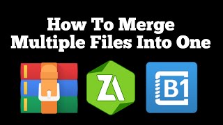 How To Merge Multiple File Parts(ZIP/RAR) Into Full Game ROM I Tutorial