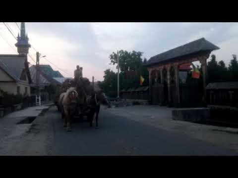 Romania. Săpânţa-Peri street