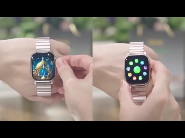 ساعة ذكية اسلامية الجيل الثاني من دينكس، شحن لاسلك...