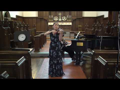 Keila Wakao performs Wieniawski's Violin Concerto No. 2 in D minor, Op. 22, Allegro moderato