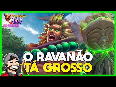 TAMO GROSSO DEMAIS NISSO AQUI! RAVANA JUNGLER - Do Bronze ao Mestre Ranked Conquista