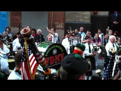 FDNY Emerald Society Pipes and Drums at O'Hara