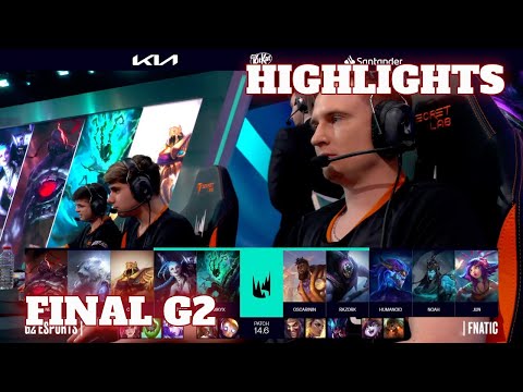G2 vs FNC - Game 2 Highlights | Grand Finals LEC Spring 2024 Playoffs | Fnatic vs G2 Esports G-2