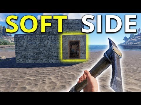 RUST SOFT SIDE PICKAXE RAIDING My Island Neighbour - Rust Solo Survival S1 E2