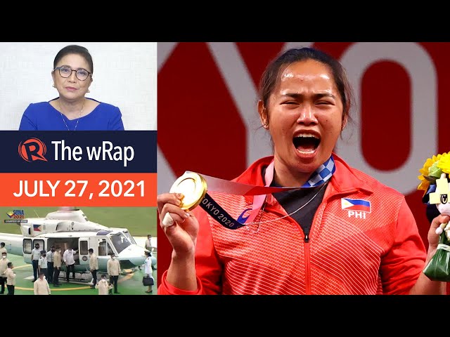 P33 million, free flights, and a lot more for Hidilyn Diaz | Evening wRap