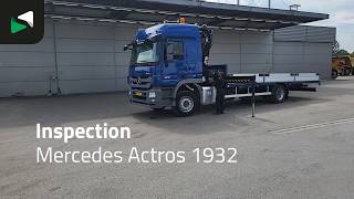 Mercedes-Benz Actros 1832 4X2 HMF 2020K6 6 Extensions Remote Full-Air Euro 5 flatbed truck | Image 4 - Autoline
