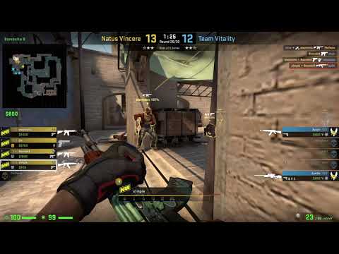 Na'vi vs Vitality - ESL Pro League Season 14 - S1mple POV - Highlights - Map 5 (de_mirage) Final