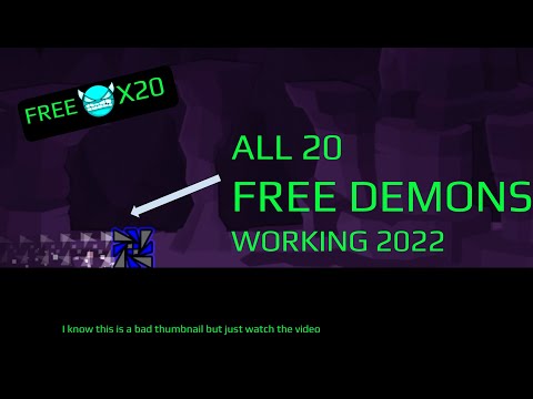 Geometry Dash - All 20 FREE DEMONS