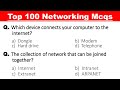 Top 100 Computer Networking Mcqs Networking Mcq Questions And Answers