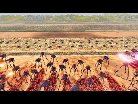 3,000,000 ALIEN ARMY Beach Landings Vs HUMAN ARMY Defenses - Ultimate Epic Battle Simulator 2