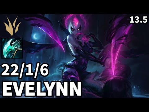 Evelynn Jungle vs Gragas - KR Master  | Patch 13.5