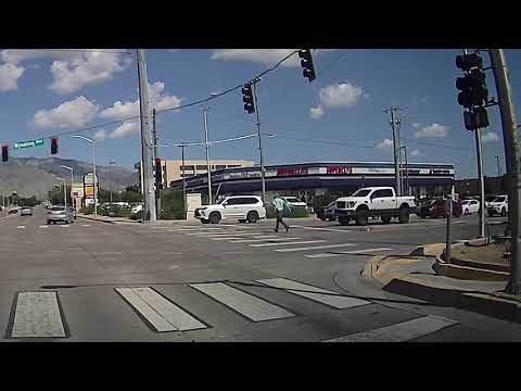 BDofABQ: Jaywalker almost gets hit