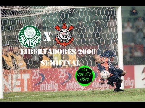 Palmeiras (5)3 x 2(4) Corinthians - Copa Libertadores 2000|Semifinal| - Gols, Pênaltis e Comemoração