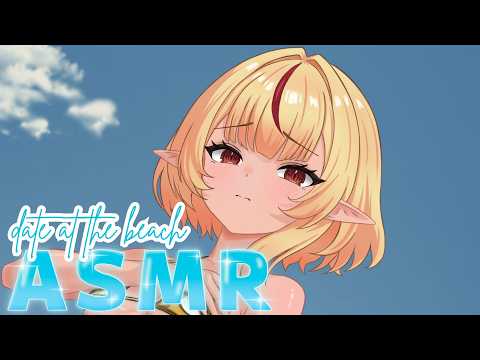 【 ASMR┊ 3DIO】Date at the Beach / Relaxing Time + Trigger Words + Oil Massage