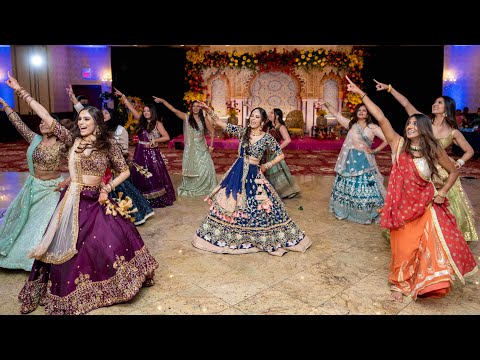 Sangeet Dance by Bride & Bridesmaids I Indian Wedding I 