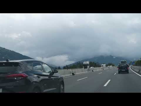 Heading Brenner Pass from Austria