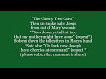 The CHERRY TREE CAROL Lyrics Words text When Joseph Was An Old Man CHRISTMAS sing along music song