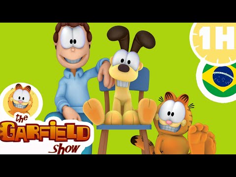 🧡Garfield e sua família!🧡- Compilação HD