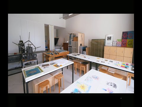 東京ひなたやまキャンパス施設紹介（版画アトリエ）