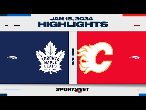 Exciting Game as Toronto Leafs Defeat Calgary Flames 4-2