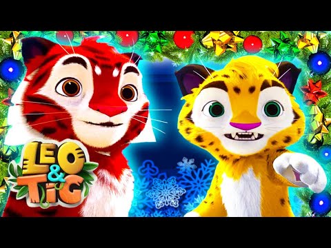 Leo and Tig 🦁 New Years Adventure 🐯 Funny Family Good Animated Cartoon for Kids