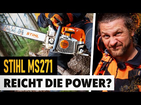 STIHL MS271 - The small MS261 chainsaw in the test