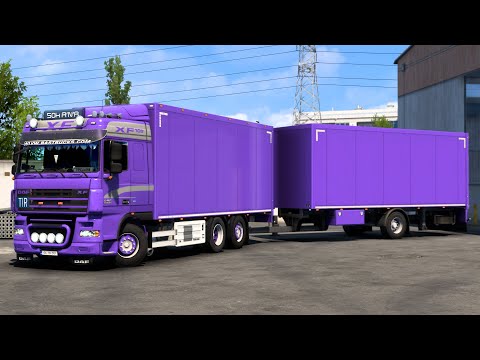 Euro Truck Simulator 2 1.45 | DAF XF 105 Tandem | Târgu Mureș-Iași