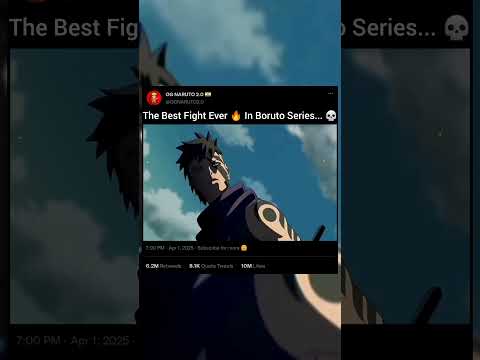 The Best Fight Ever🔥 In Boruto Series...💀 #boruto #shorts #anime